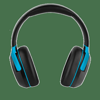 H2O Audio - RIPT Ultra Over-The-Ear Sport Headphones with Active Noise Cancellation - Black - Large Front