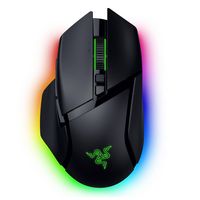 Razer - Basilisk V3 Pro 35K Wireless Ergonomic Gaming Mouse with HyperScroll Tilt Wheel and Chrom... - Large Front