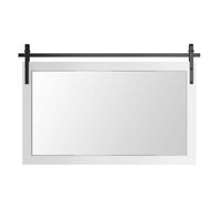 LOVMOR - Rectangle Framed Wall Bathroom Vanity Mirror Accent Mirror - 40