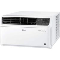 LG - 1,440 Sq. Ft. 23,500 BTU Smart Window Air Conditioner - White - Large Front