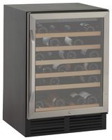 Avanti - 50-Bottle Wine Chiller - Black - Large Front