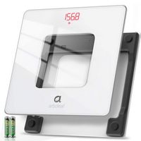 Arboleaf weight Scale, Accurate Measurements, LED Display - White - Large Front