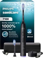 Philips Sonicare - 7100 Series Rechargeable Electric Toothbrush - HX7421/06 - Black - Large Front