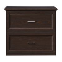 OSP Home Furnishings - Jefferson 2-Drawer Lateral File with Lockdowel Fastening System - Espresso - Large Front