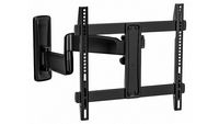 ErgoAV - 32″-65″ Full Motion TV Mount - Black - Large Front