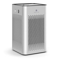 Medify Air - Medify MA-25 413 Sq. Ft. Portable Air Purifier with True HEPA H13 Filter - Silver - Large Front