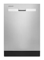 Whirlpool - Quiet Dishwasher with Boost Cycle and Pocket Handle .- Fingerprint Resistant - Stainl... - Large Front