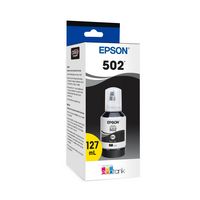 Epson - EcoTank 502 Ink Bottle - Black - Large Front