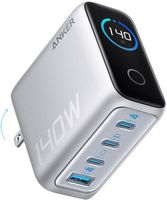 Anker - Laptop Charger (140W, 4-Port, PD 3.1) - Silver - Large Front