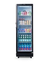Premium Levella - 8.5 Cu. Ft. Single Door Display Refrigerator - Black - Large Front