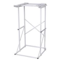 Black+Decker - BWDS Laundry Stacking Rack Stand for Washer and Dryer - White - Large Front