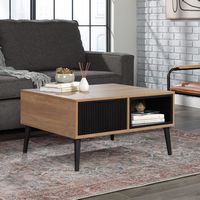 Sauder - Ambleside Lift Top Coffee Table Sw - Serene Walnut - Large Front