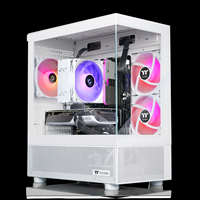 Thermaltake - LCGS View 8760S-170 Gaming Desktop AMD Ryzen 7 8700F, 16GB Memory, NVIDIA GeForce R... - Large Front