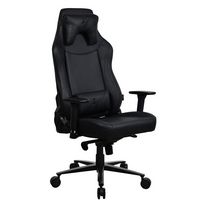 Arozzi - Vernazza Series Premium XL Soft PU Gaming Chair - Pure Black - Large Front