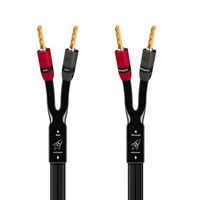 AudioQuest - Rocket 11 9.8'  Speaker Cable  with Banana > Banana SureGrip 300 Connectors - Black/... - Large Front