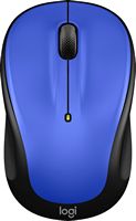 Logitech - M325s Wireless Optical Compact Ambidextrous Mouse - Wireless - Blue - Large Front
