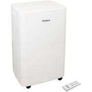 Whirlpool - 14,000 BTU ASHRAE (10,000 BTU SACC) Portable Air Conditioner - White - Large Front