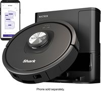 Shark - Matrix Self Empty Robot Vacuum with Bagless, 45-Day Capacity Base, Self-Cleaning Brushrol... - Large Front