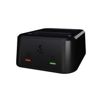 Cobra - Single Dock Charger for Cobra Performa Business Radios, with charging cable - Black - Large Front