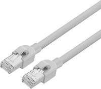 Insignia™ - 14 ft. Cat 6A Ethernet Cable - Gray - Large Front
