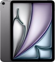 Apple - 11-inch iPad Air M3 chip Built for Apple Intelligence Wi-Fi + Cellular 128GB - Space Gray... - Large Front
