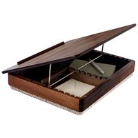 LapGear - Acacia Wood Easel Lap Desk with Storage (Fits up to 15