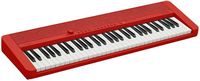 Casio - CT-S1 Portable Keyboard with 61 Keys - Red - Large Front