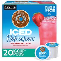 The Original Donut Shop - DS ICED Refreshers Straw Acai, 20ct - Large Front