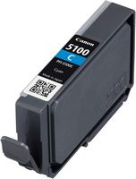 Canon - PFI-5100 AMR LUCIA PRO II Standard Capacity Ink Cartridge - Cyan - Large Front