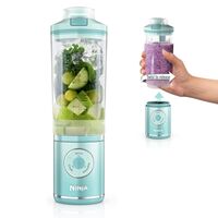 Ninja - Blast Max Portable Blender with 22oz Twist & Go Vessel - Sea Glass - Large Front