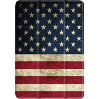 SaharaCase - Folio Case for Apple iPad Pro 12.9 (4th, 5th and 6th Gen 2020-2022) - Red/White/Blue - Large Front