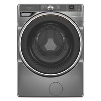 Whirlpool - 5.0 Cu. Ft. High Efficiency Smart Front Load Washer with FreshFlow Vent System - Silver - Large Front