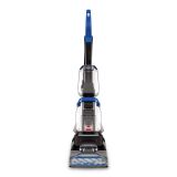 BISSELL - TurboClean Pet Upright Vacuum Carpet Cleaner - Black with Cobalt Blue Accents - Large Front