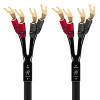 AudioQuest - Rocket 22 15'  Speaker Cable  with Banana > Banana SureGrip 300 Connectors - Black w... - Large Front