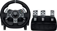 Logitech - G920 Driving Force Racing Wheel and Pedals for Xbox Series X|S, Xbox One, PC - Black - Large Front