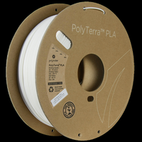 Polymaker - Matte PLA Filament - Cotton White - Large Front