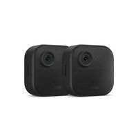 Blink - Outdoor 4 2-Camera Wireless 1080p Security System with Up to Two-year Battery Life - Black - Large Front