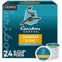 Caribou Coffee - Daybreak Morning Blend K-Cup Pods, Light Roast, 24 Count - Large Front
