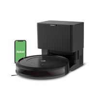iRobot - Roomba Vac 2 Essential robot vacuum + AutoEmpty dock (Q0520) - Black - Large Front