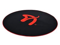 Arozzi - Zona Floor Pad - Black Red - Large Front