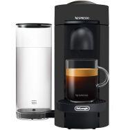 Nespresso - VertuoPlus Coffee & Espresso Single-Serve Machine, 120V - Black Matte - Large Front