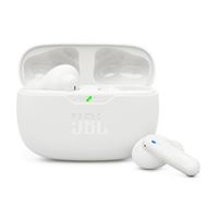 JBL - Vibe Beam 2 Noise Cancelling Earbuds - White - Large Front