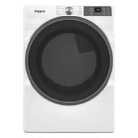 Whirlpool - 7.4 Cu. Ft. Stackable Smart Electric Dryer with Wrinkle Shield Option - White - Large Front