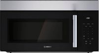 Bosch - 100 Series 1.7 Cu. Ft. Over-the-Range Microwave - Stainless Steel - Large Front