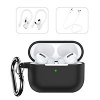 SaharaCase - Case for Apple AirPods Pro 2 (2nd Generation 2022) - Black - Large Front