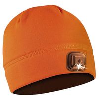 Panther Vision - POWERCAP 3.0 70 Lumen Rechargeable LED Beanie Headlamp - Blaze Orange - Large Front