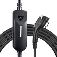 Lectron - J1772 Level 1/Level 2 Dual Charging Plug (NEMA 5-15 & 14-50) Portable Electric Vehicle ... - Large Front