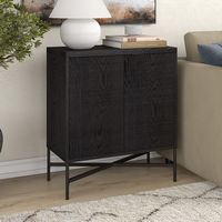 Camden&Wells - Lambert Accent Cabinet - Obsidian - Large Front