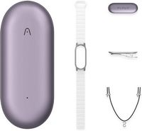 PLAUD - AI NotePin Memory Capsule Voice/Audio Recorder - Exclusive Bundle - Sunset Purple - Large Front