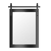 LOVMOR - Rectangle Framed Wall Bathroom Vanity Mirror Accent Mirror - 22